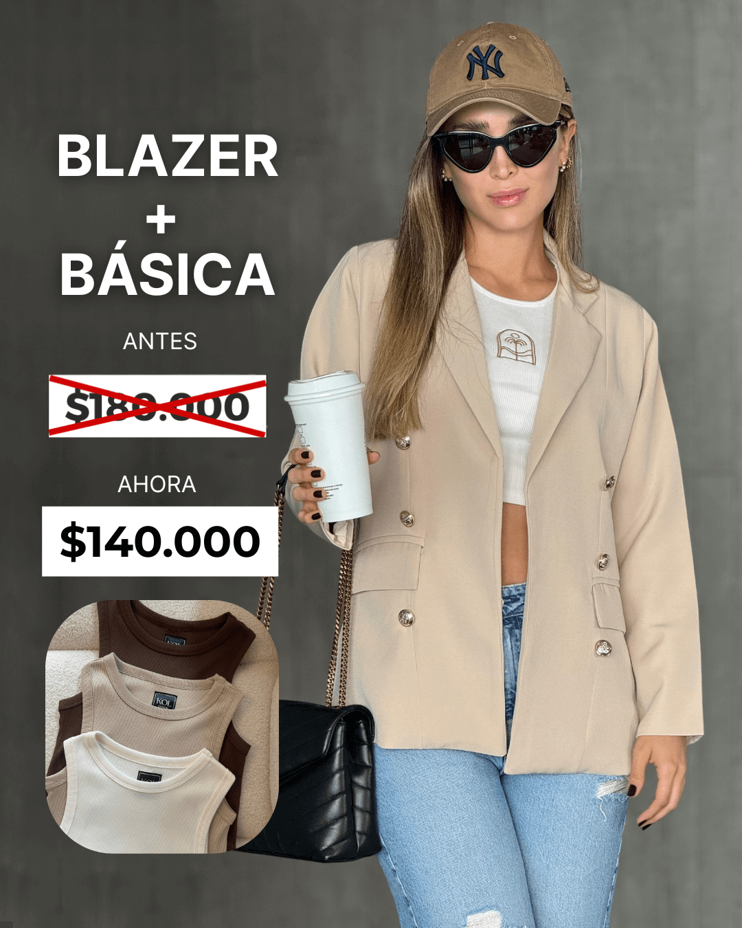 Combo Blazer + Blusa Kol