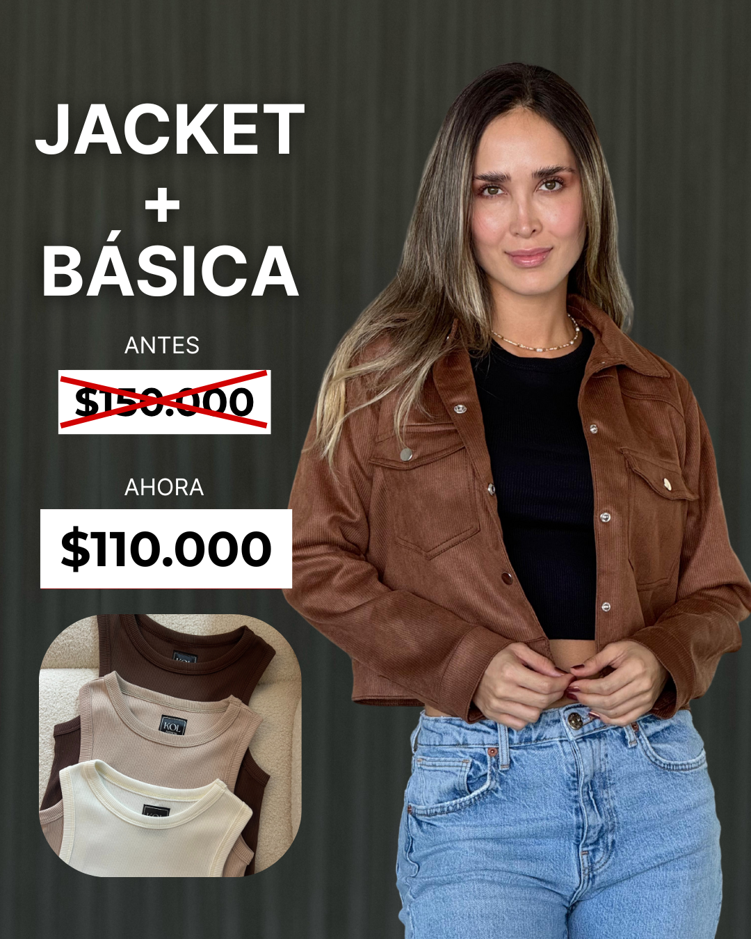 Combo Pana + Blusa Kol