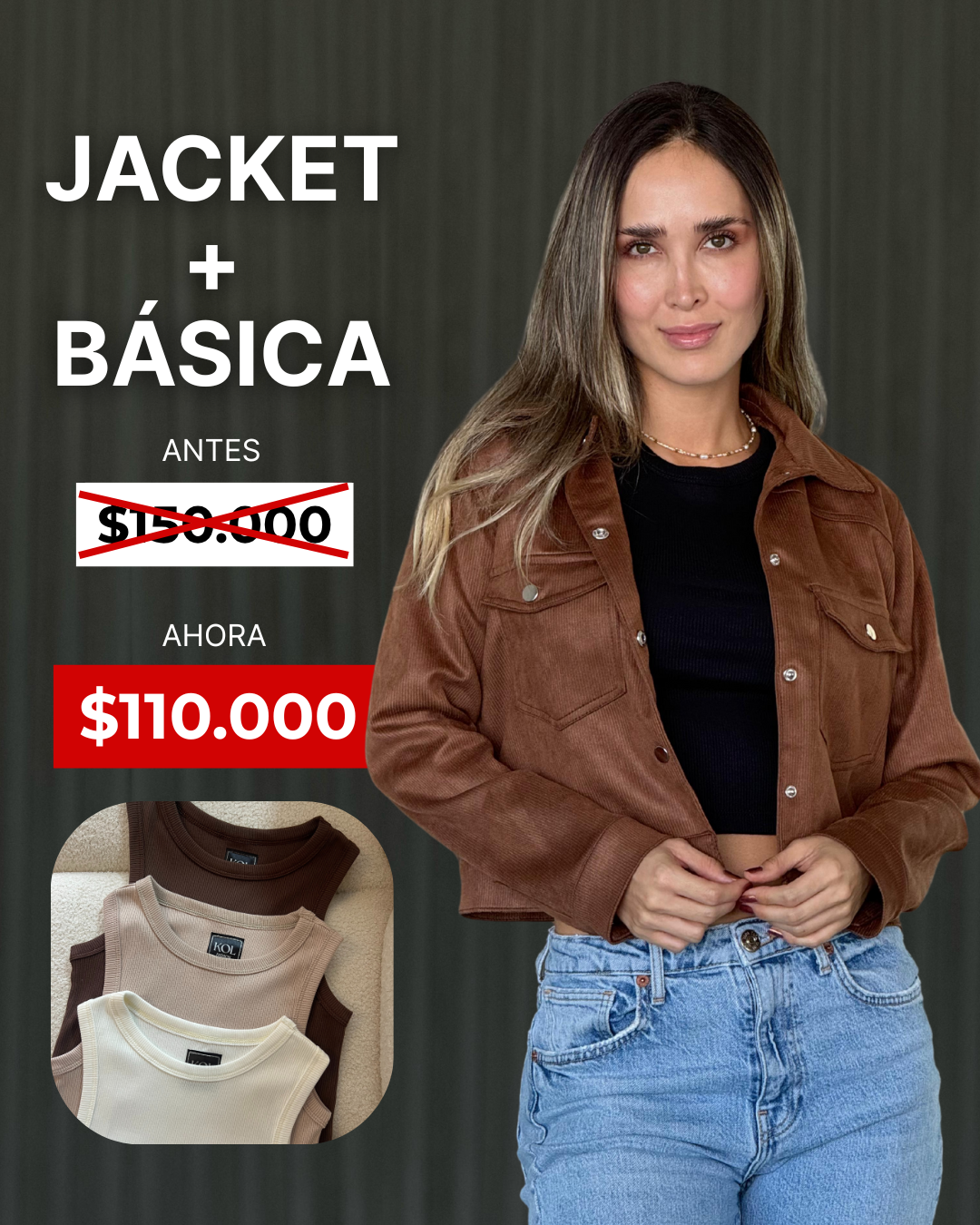 Combo Pana + Blusa Kol