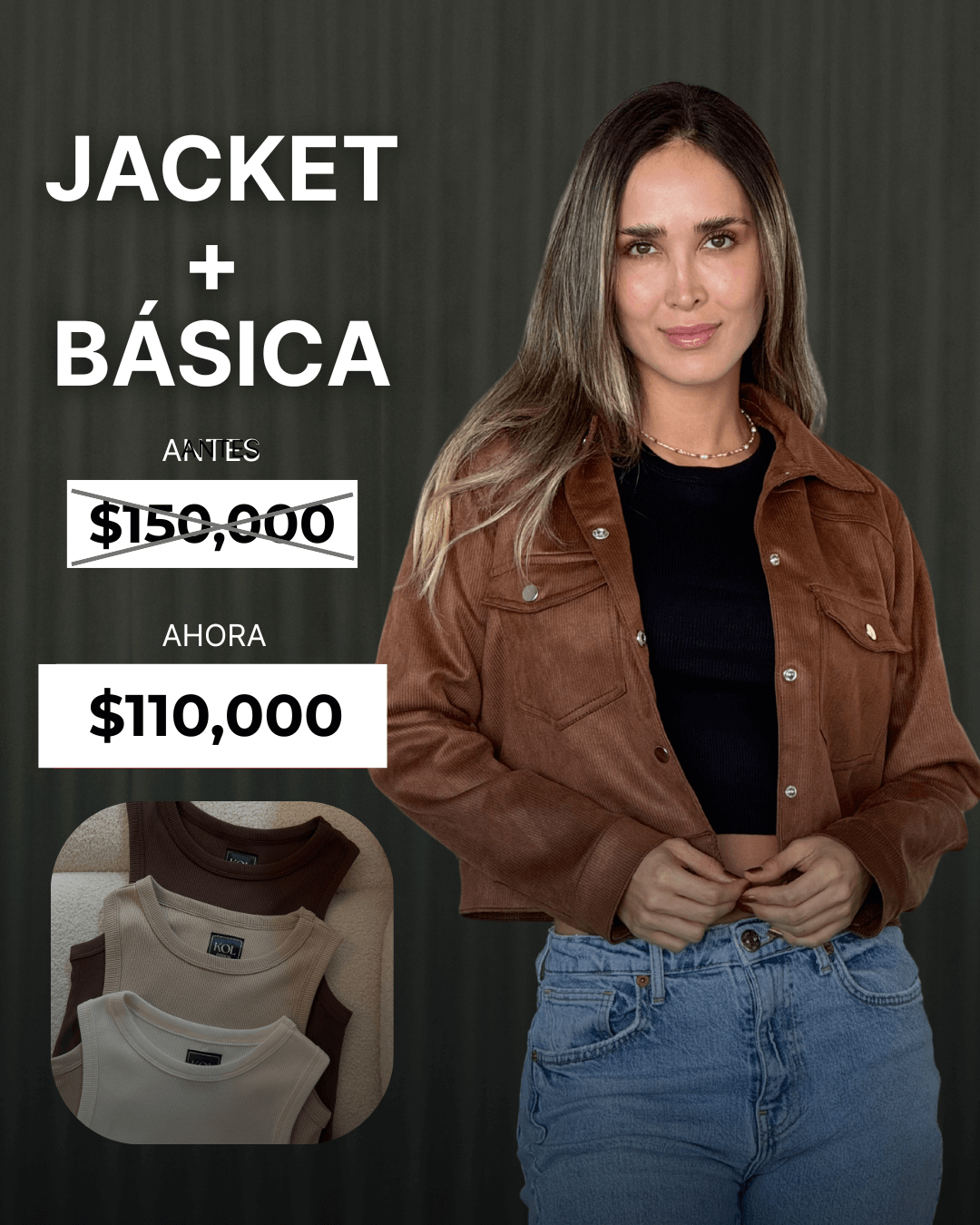 Combo Pana + Blusa Kol