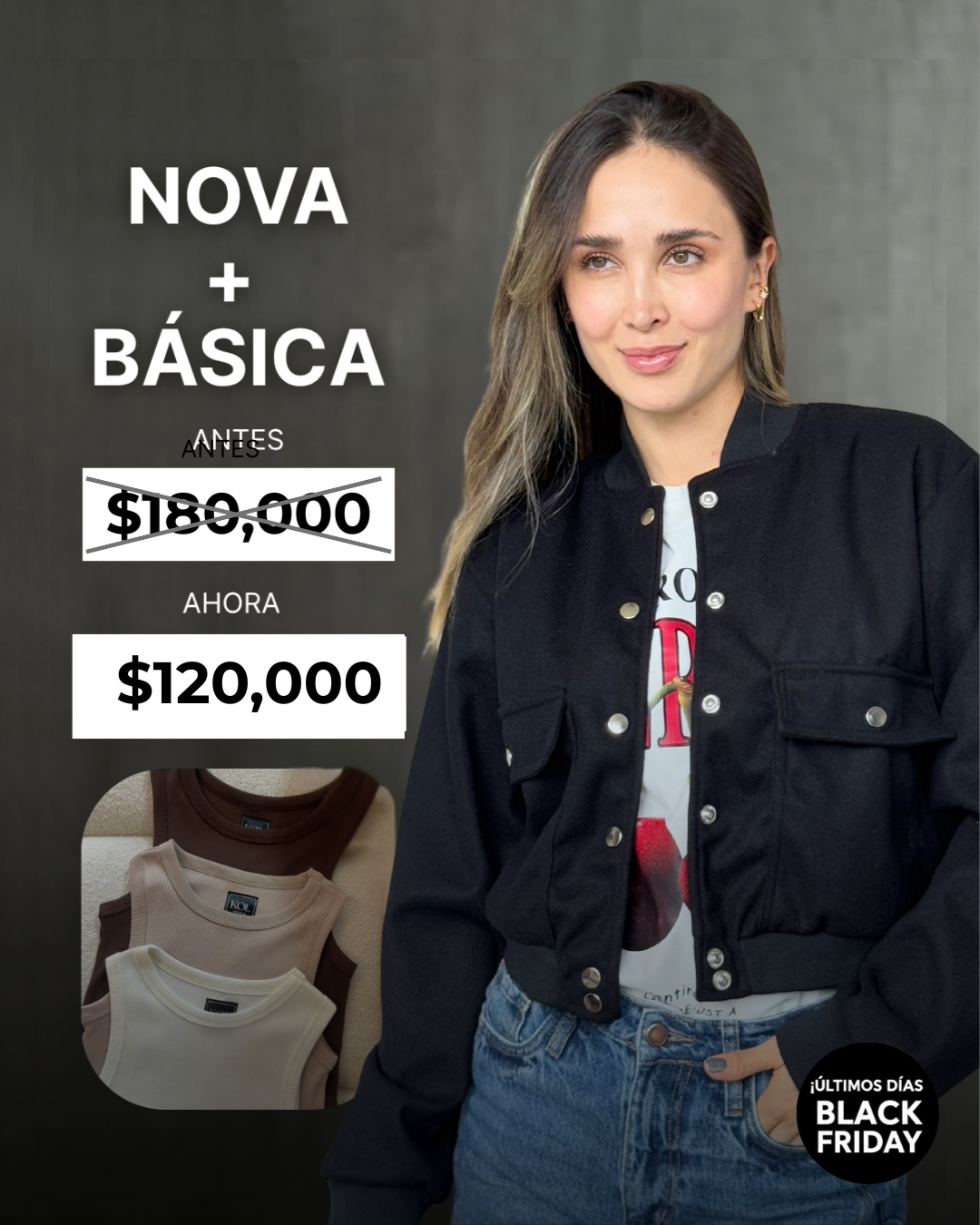 Combo Chaqueta Nova + Blusa Kol