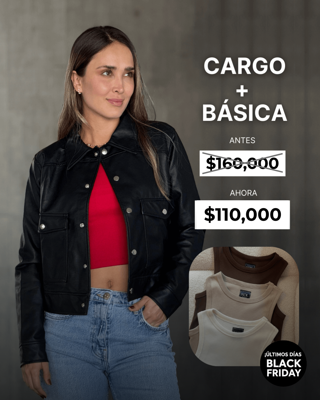 Combo Cargo + Blusa Kol
