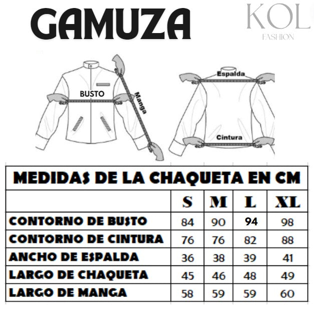 Chaqueta Gamuza