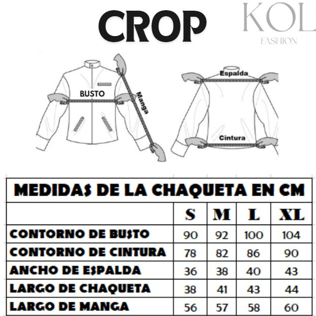 Chaqueta Crop