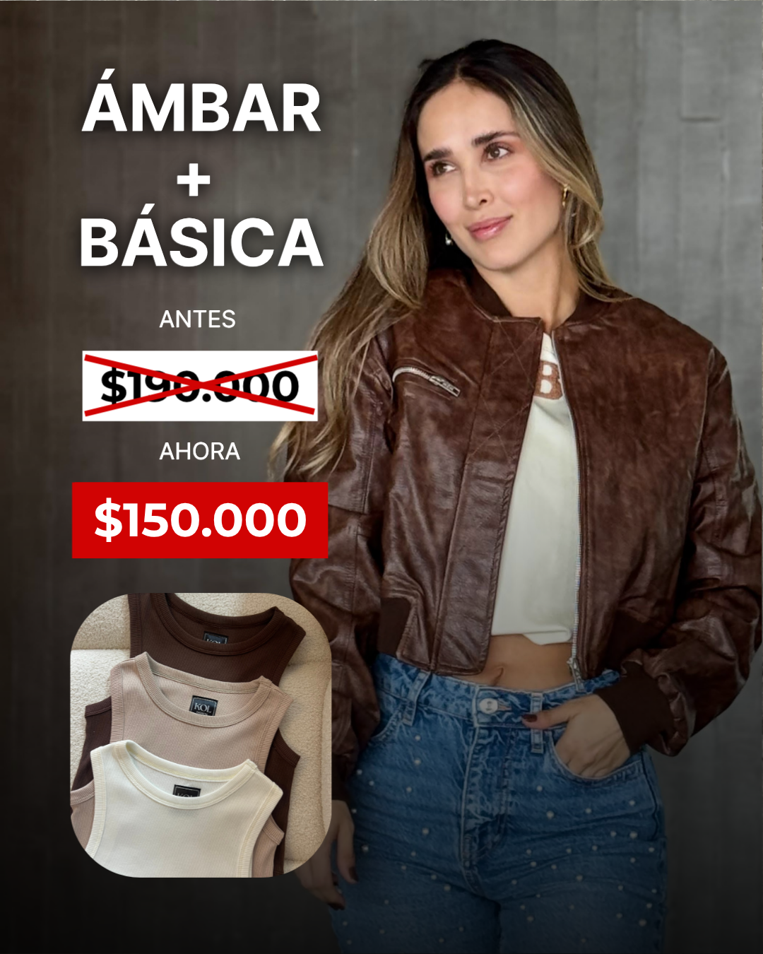 Combo Ámbar + Blusa Kol