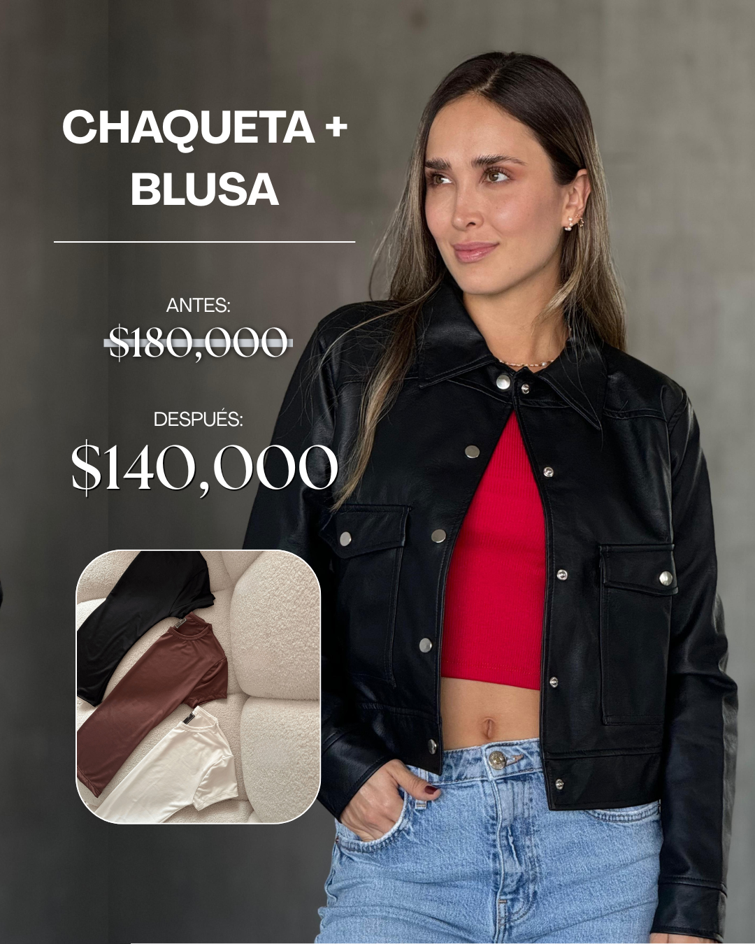 Combo Cargo + Blusa Kol