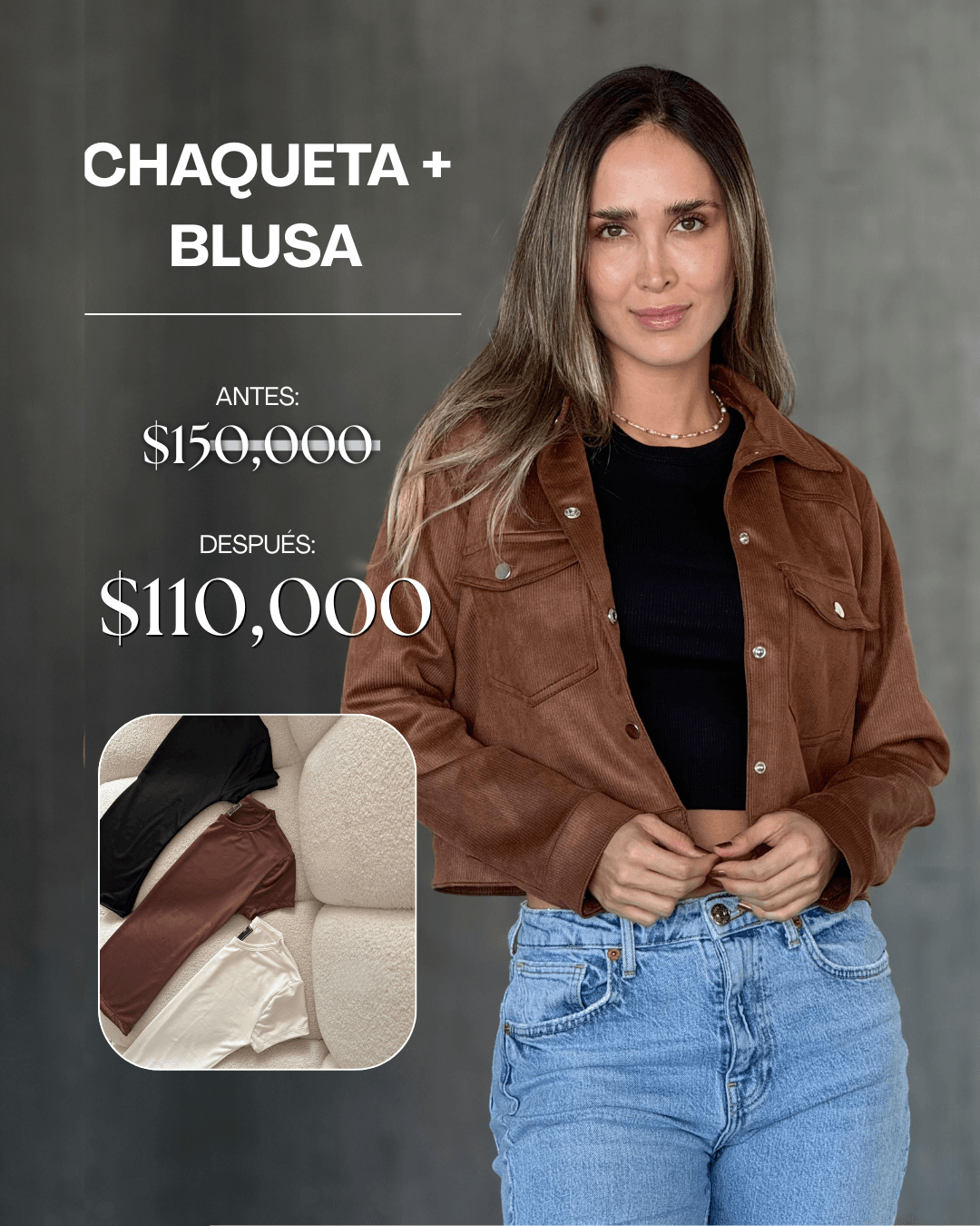 Combo Pana + Blusa Kol