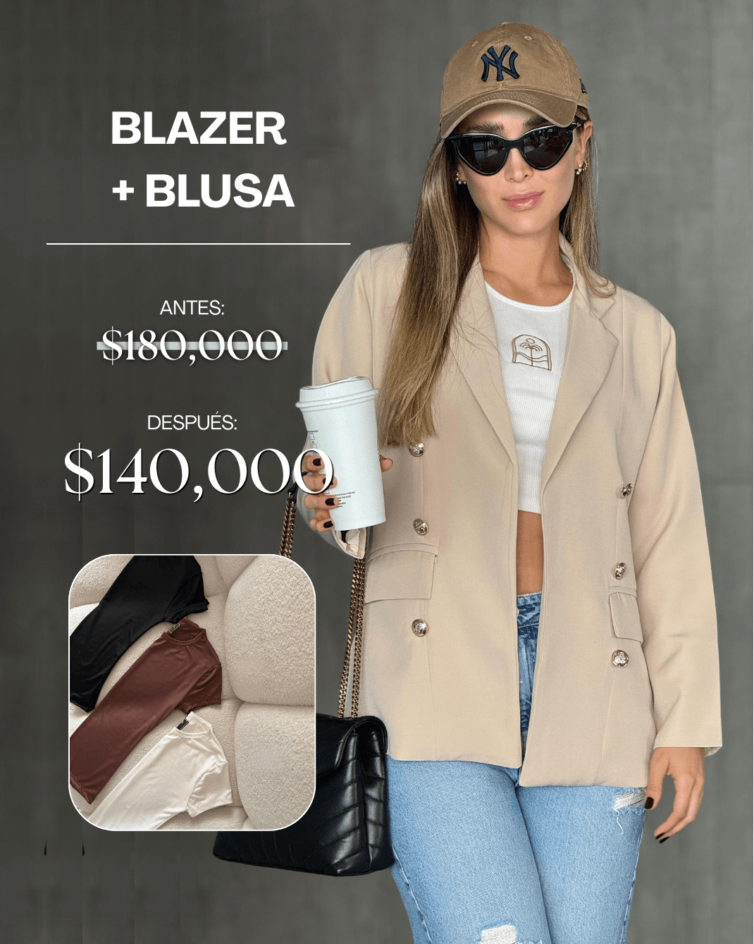 Combo Blazer + Blusa Kol
