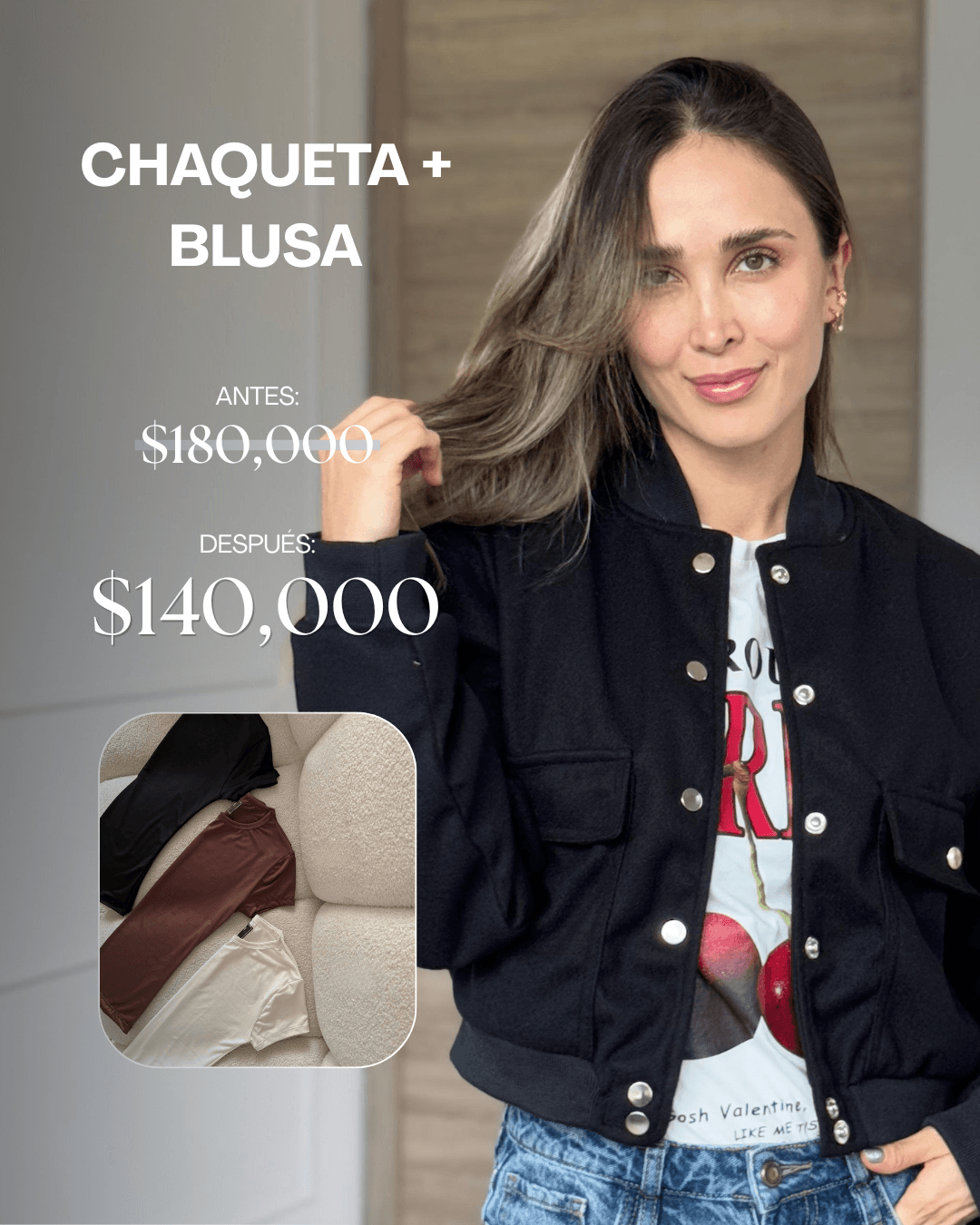 Combo Nova + Blusa básica