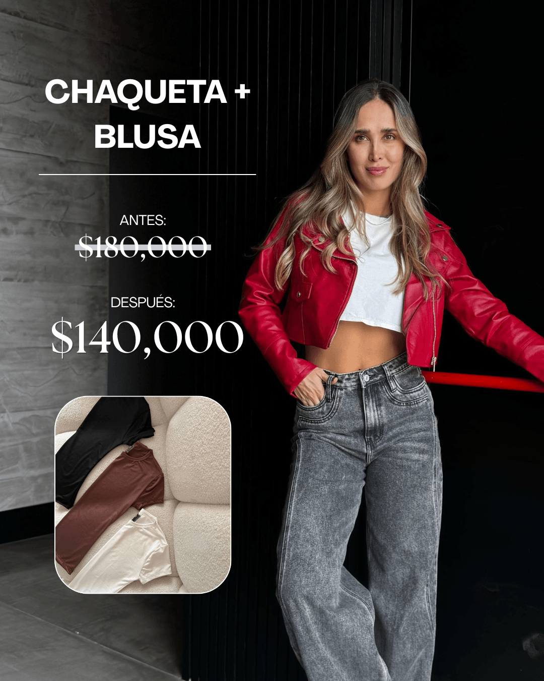 Combo Crop + Blusa Kol