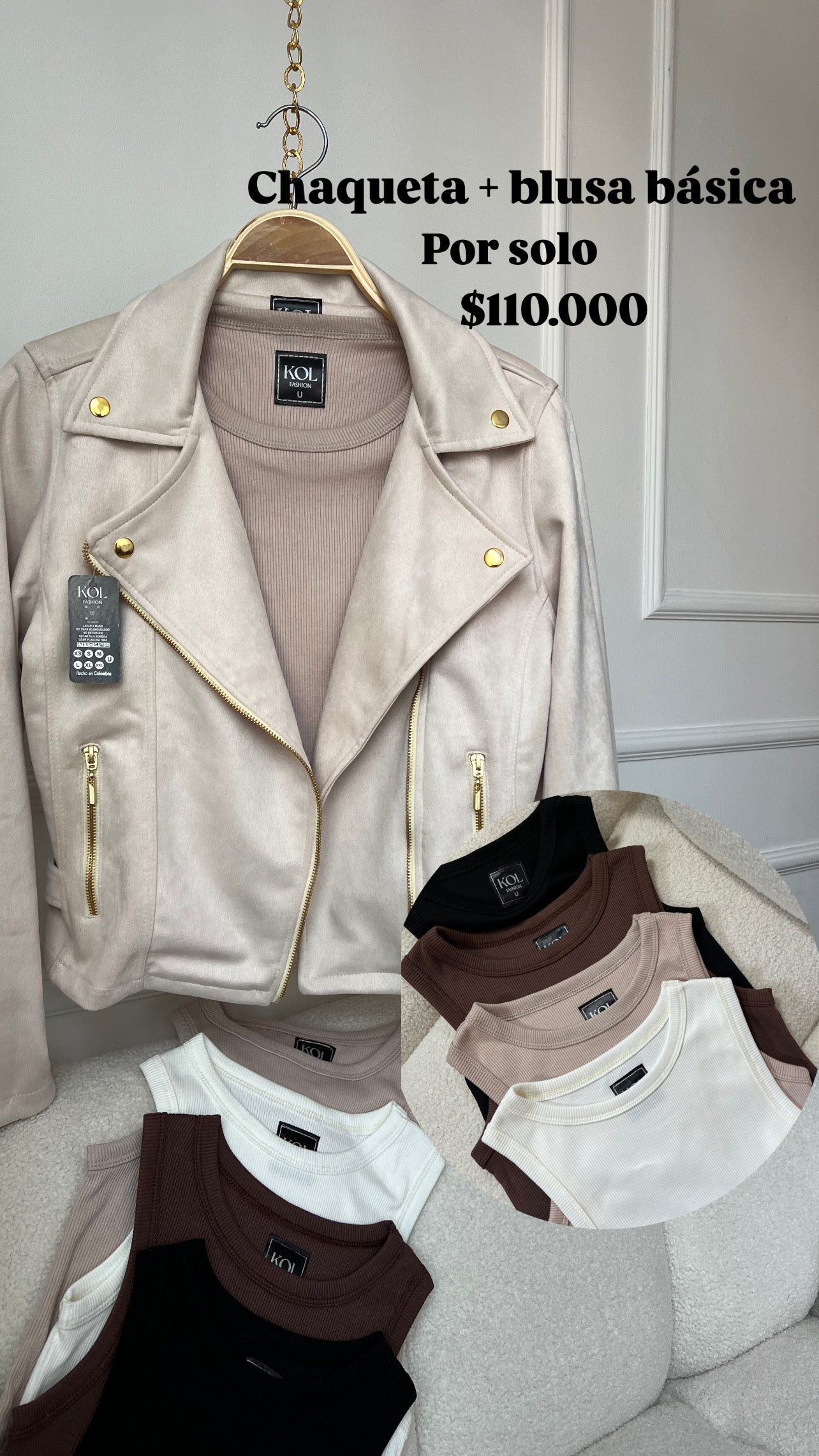 Combo Gamuza + Blusa Kol