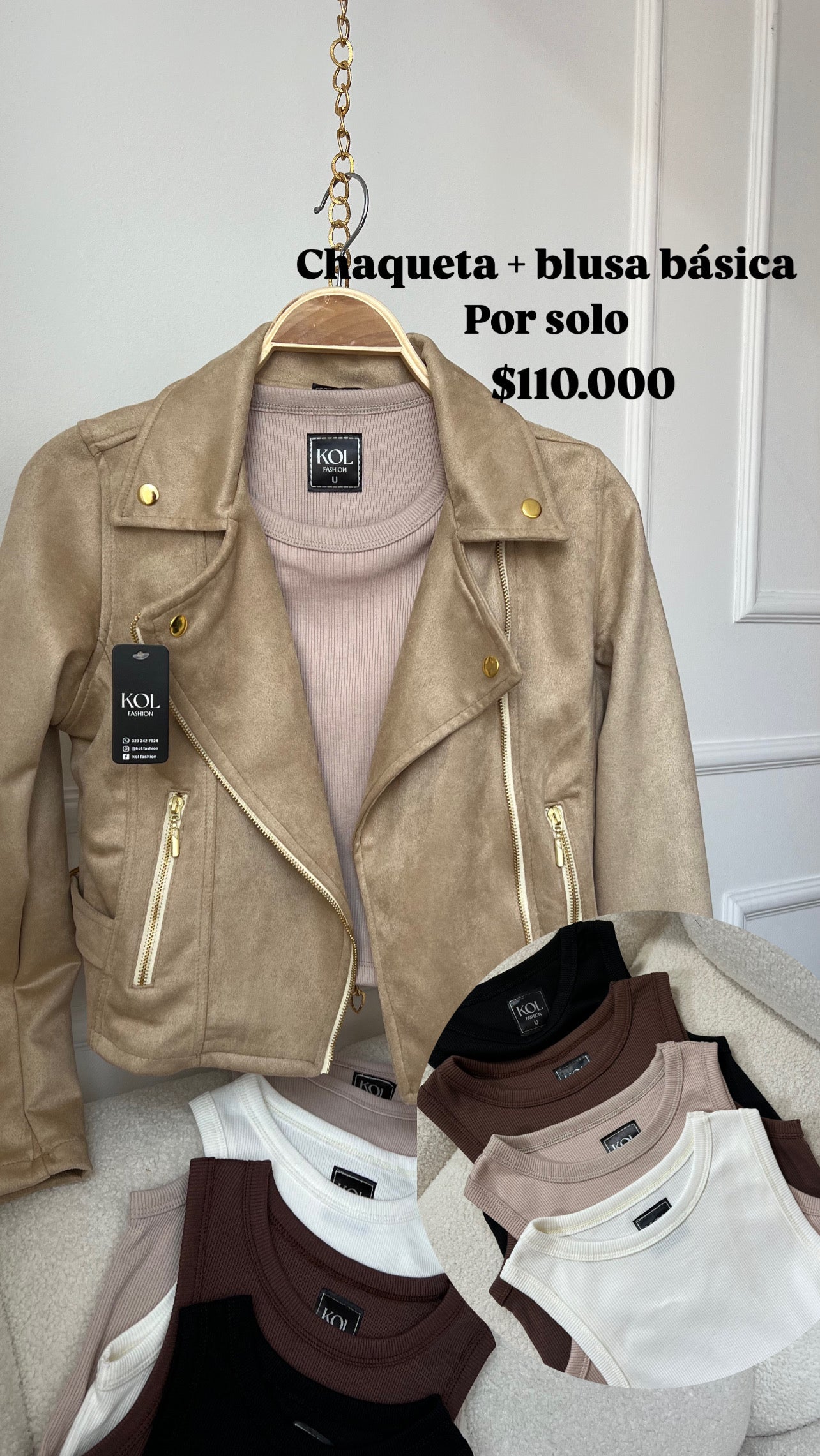 Combo Gamuza + Blusa Kol