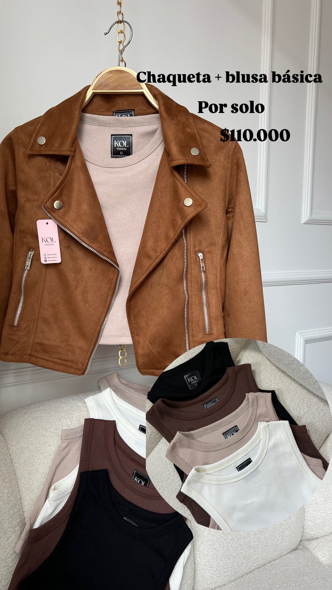 Combo Gamuza + Blusa Kol