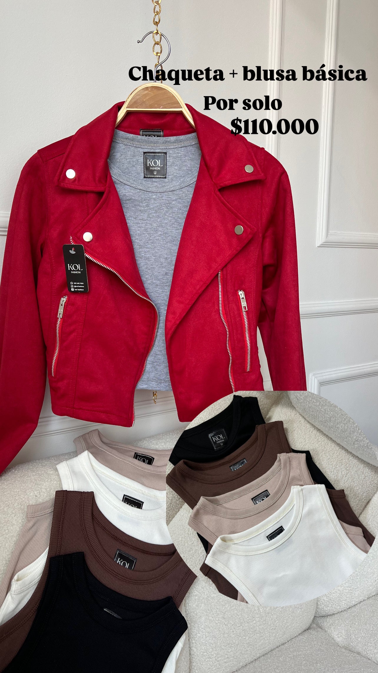 Combo Gamuza + Blusa Kol