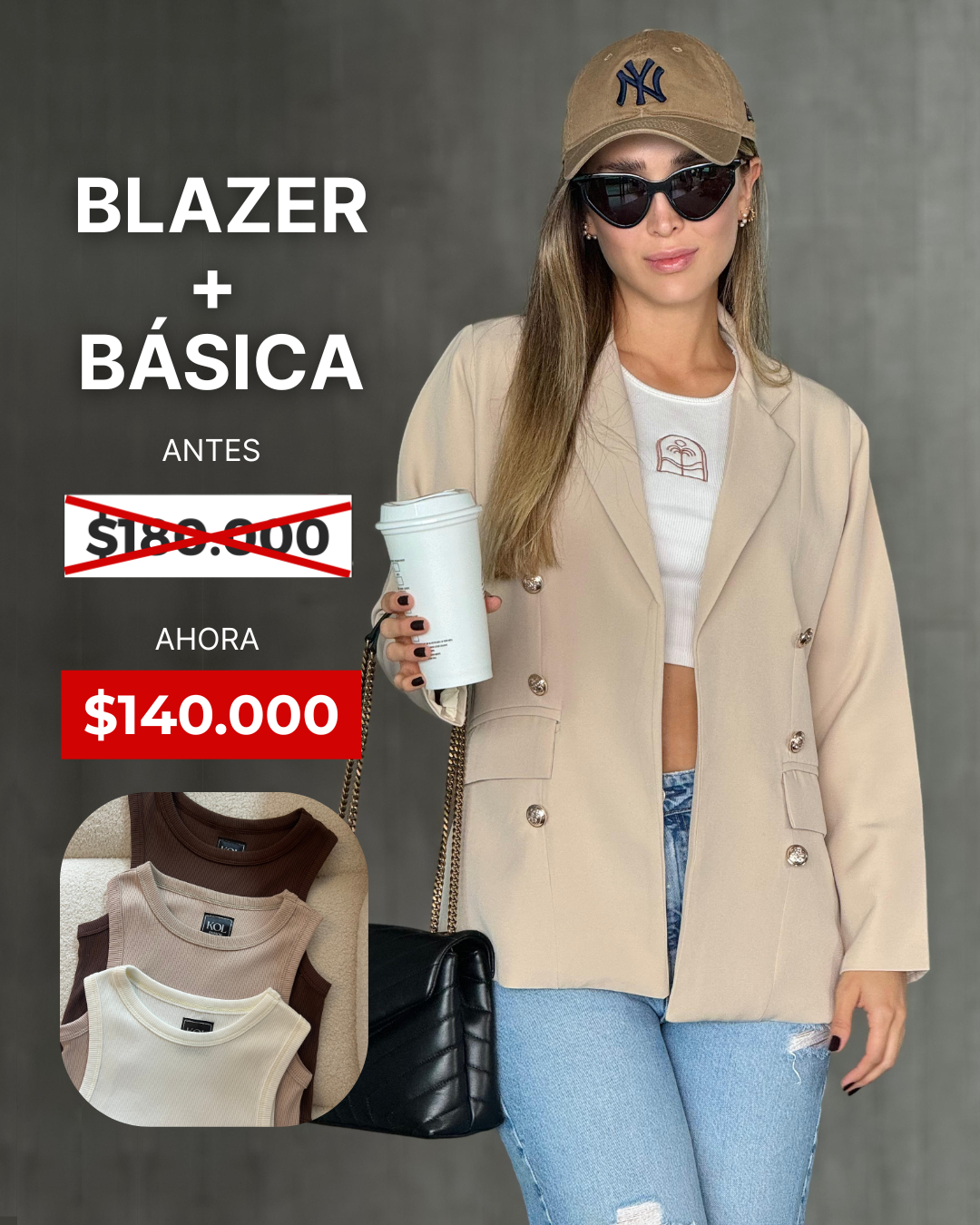 Combo Blazer + Blusa Kol
