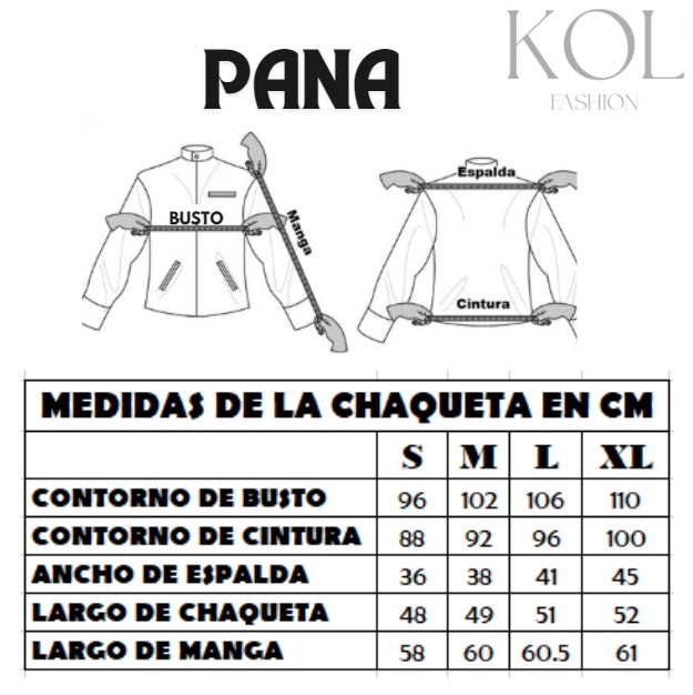 Chaqueta Pana